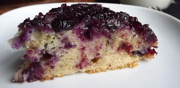 Traditional Newfoundland Blueberry Upside Down Cake Recipe