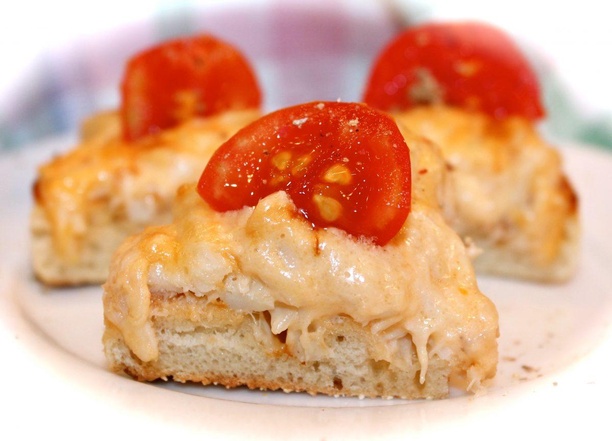 Crab meat Canapes
