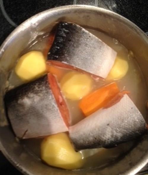 Boiled Salmon Dinner Recipe
