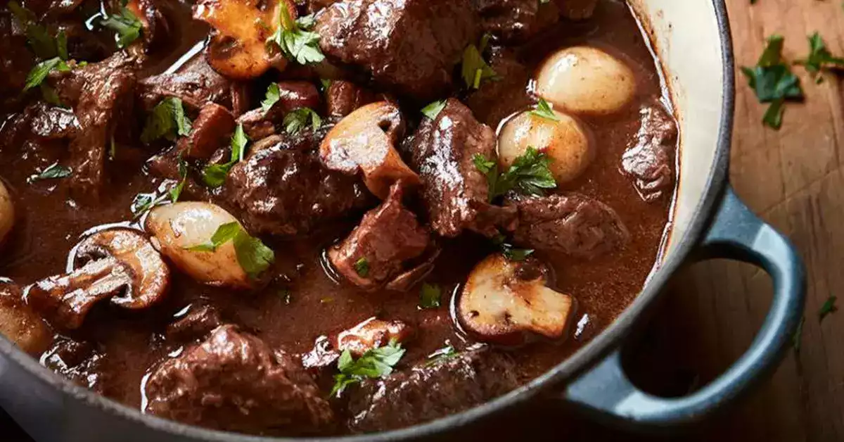 Caribou Bourguignon Recipe - Traditional Newfoundland Recipes